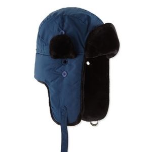 Neiman Marcus Warm Faux Fur Winter Trapper Hat